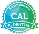 Certified Agile Leadership badge CAL1