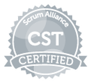 Certified Scrum Trainer badge CST